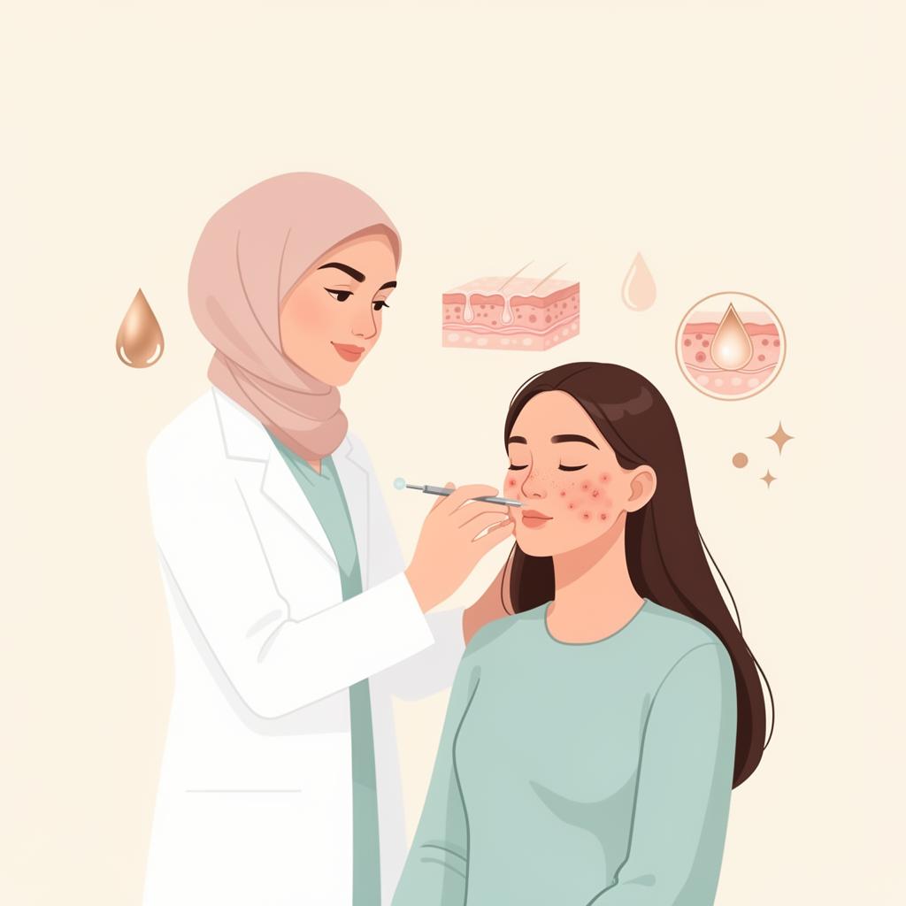 Dermatology illustration
